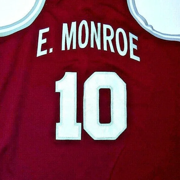 NBA Earl Monroe Braves HS Men's Size 54 Jersey Legendary Game Basketball - Picture 1 of 7
